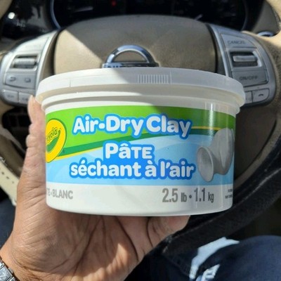 Crayola Air-Dry Clay White 2.5 lb (1.1 kg) Crayola Air Dry Modeling MPN 57-5050