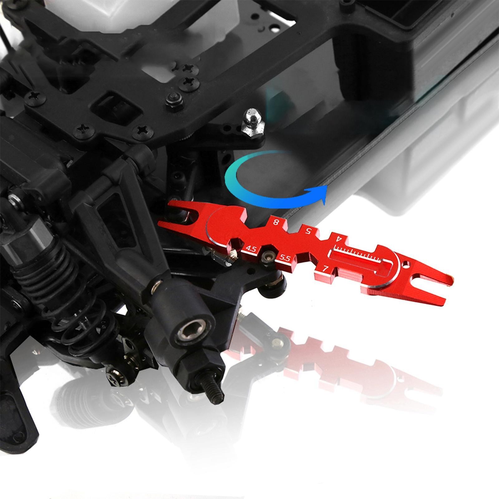 Red Multifunctional Wrench Repair Tool For RC Car RC Ball Joint Parts Tools J