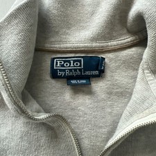 Vintage Polo Ralph Lauren Estate-Rib Cotton Quarter-Zip Pullover Sweater