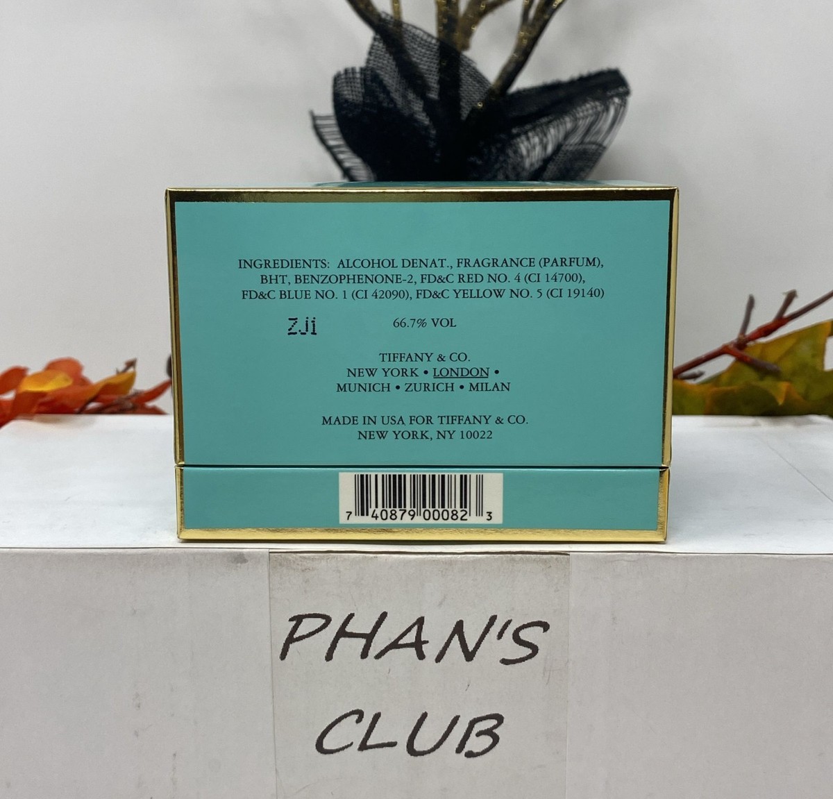 Tiffany by Tiffany .25oz Parfum Mini Splash Floral Vintage Perfume