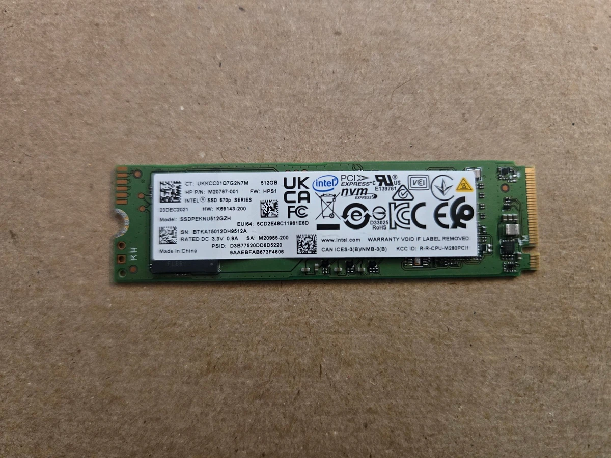 Intel M.2 Interface 512 GB Solid State Drives for sale | eBay