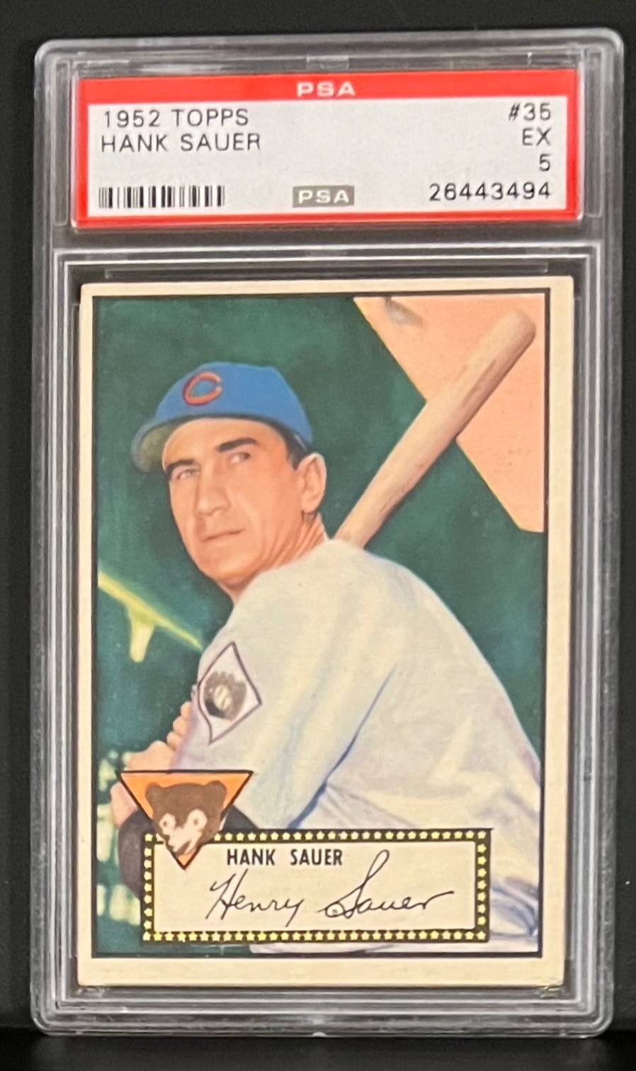 1952 Topps Hank Sauer #35 PSA5