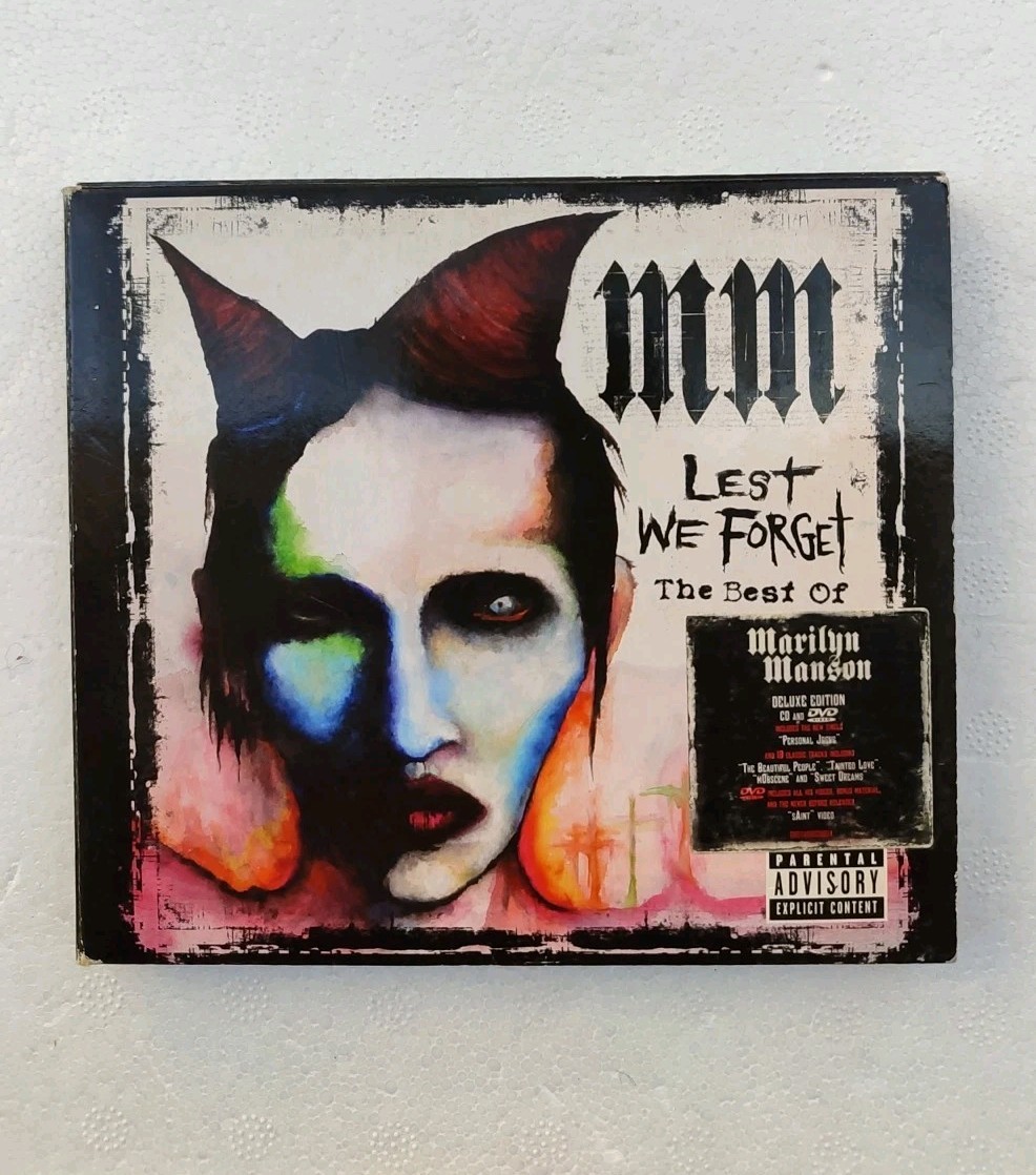 MARILYN MANSON ,  LEST WE FORGET , the best of  CD + DVD ,  INTERSCOPE  2004