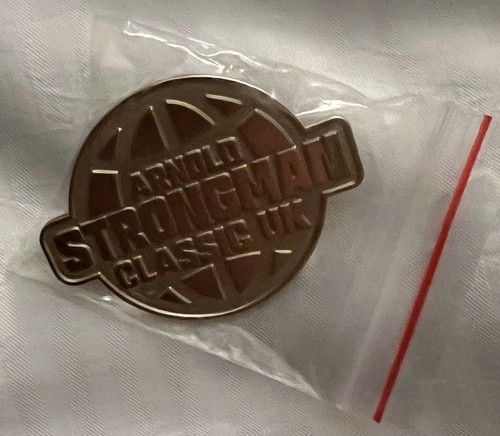 2024 Arnold Classic Strongman UK Pin Arnold Schwarzenegger