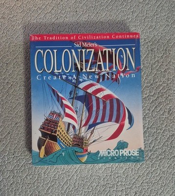 COLONIZATION Sid Meier's IBM PC Big Box Game