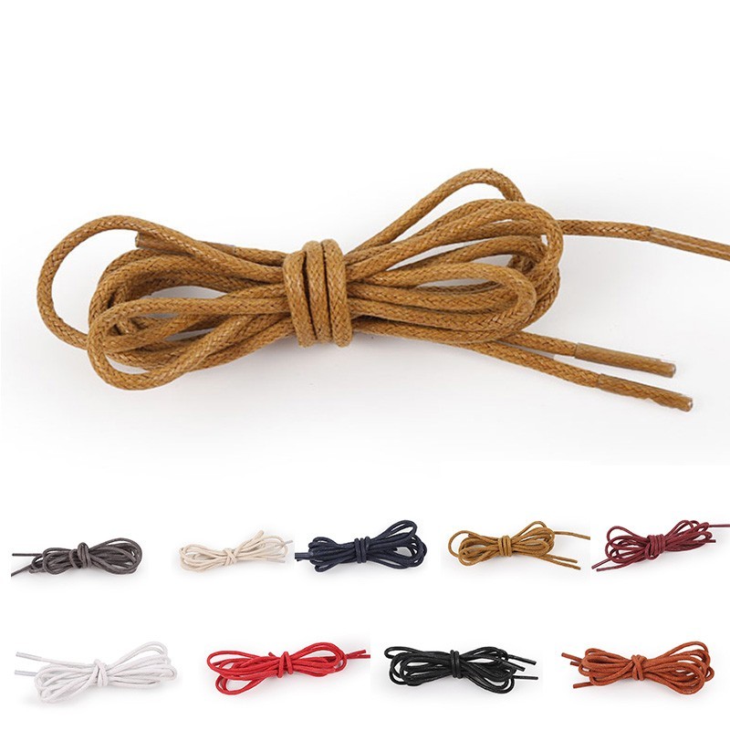 APL lacci scarpe comodi alta qualità stringhe cerate rotonde scarpe sportive pelle