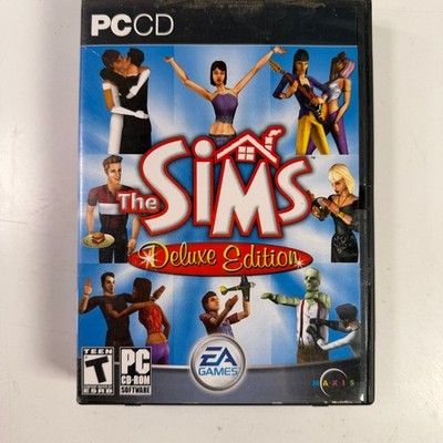 The Sims Deluxe Edition PC CD-ROM Video Game Maxis EA Life Sim