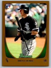 2011 Bowman Gold 196 Brent Morel Rookie RC   Chicago White Sox  Baseball Card. rookie card picture