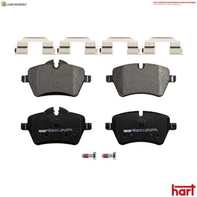 BREMSBELAGSATZ SCHEIBENBREMSE 228 849 FÜR MITSUBISHI OUTLANDER/III SPACE ASX ASX