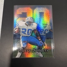 Fleer 1999 Flair Showcase Barry Sanders #85 Detroit Lions NFL Football Card