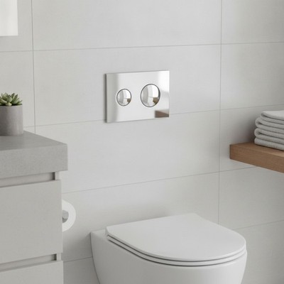 Ideal Standard DUAL Betätigungsplatte Chrom Conceala 2 Drucktasten NPT