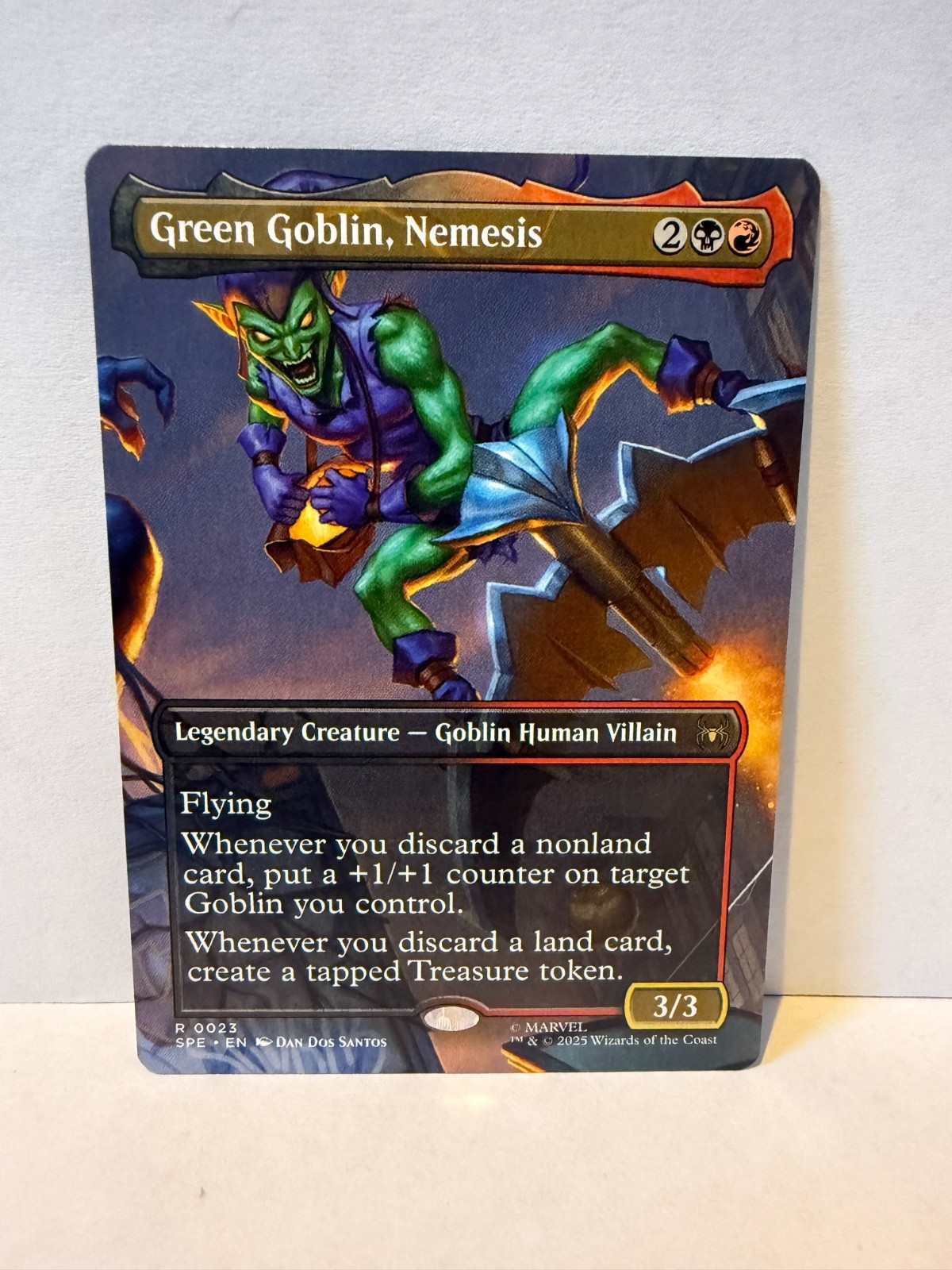 Green Goblin, Nemesis (Borderless) - MTG - Spider-Man - Near Mint - Regular
