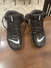 Nike Force Savage Pro Mid Lineman Black Football Cleats Size 11.5
