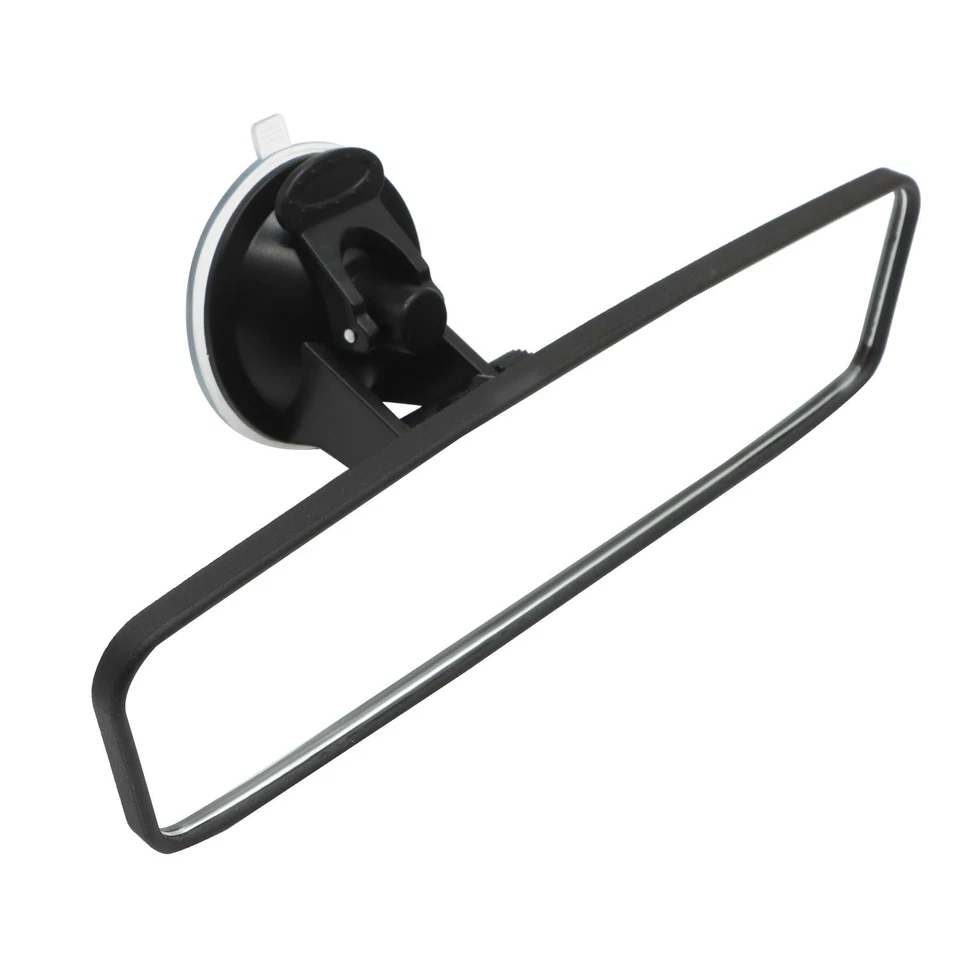 Adjustable Interior Rear View Mirror Wide Angle Cup Suction Mirror Universal Foto 3 de 4
