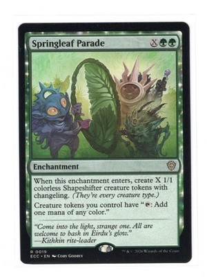 Springleaf Parade | Regular | NM | MTG | 0019 | Rare | ECC - Lorwyn Eclipsed