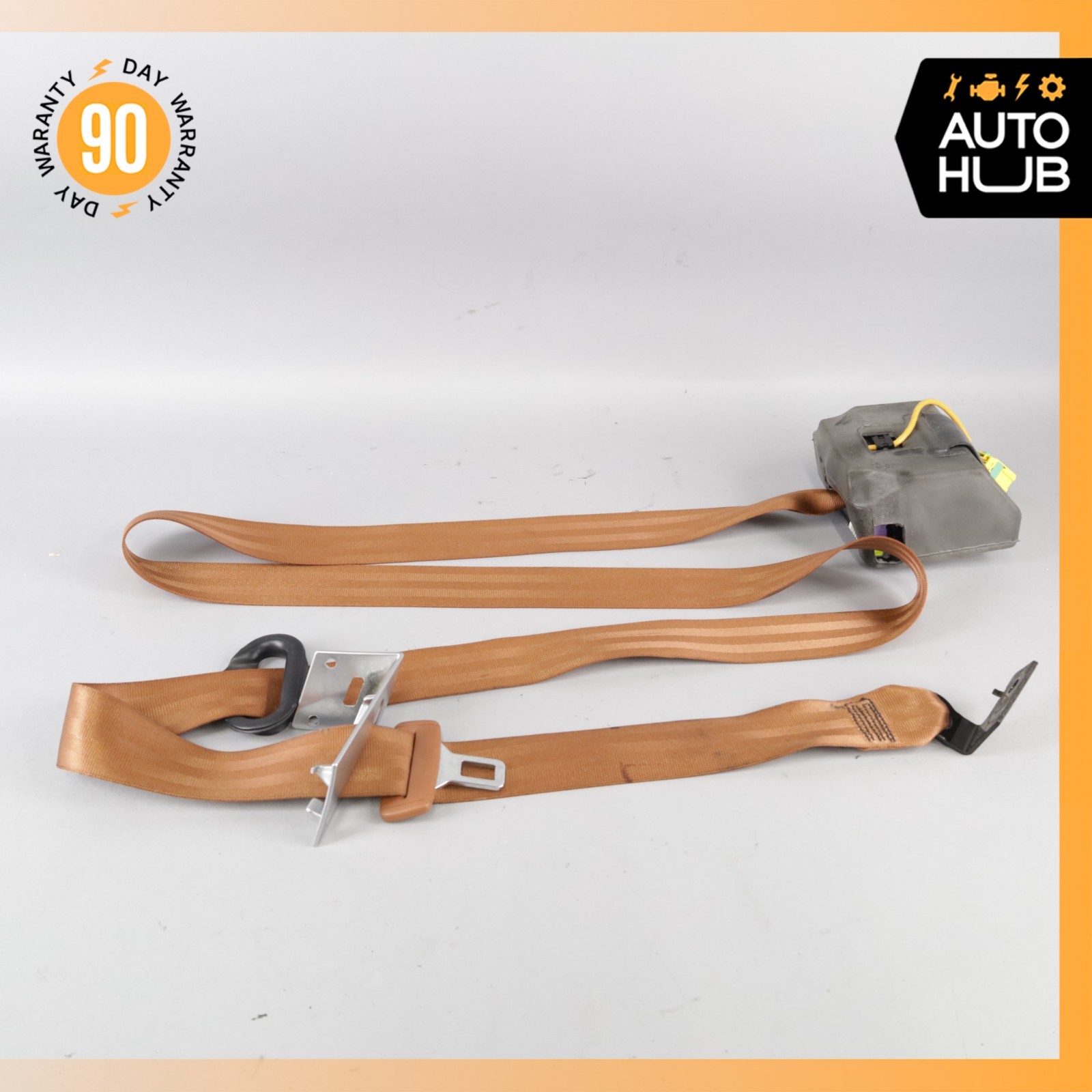 03-10 Bentley Continental GT Coupe Rear Right Passenger Side Seat Belt Brown OEM