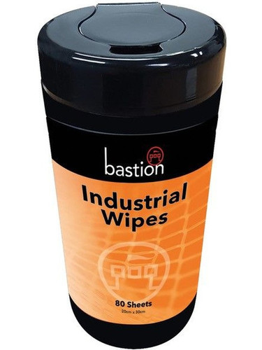 Bastion Industrial Wipes Heavy Duty 80 Sheets 20cm x 30cm (BSW3833) - Picture 1 of 12