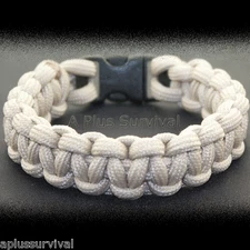 Desert Sand Paracord Rope Survival Bracelet 9 Feet 7 Strand 550 LB Made in USA
