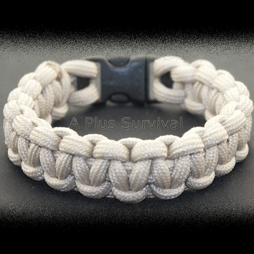 Bracciale Sopravvivenza Corda Paracord Sabbia Deserto 9 Piedi 7 Fili 550 LB Made in USA - Foto 1 di 2
