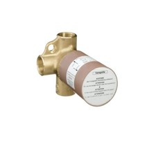Hansgrohe 15984181 Trio 3/4" Two Way Diverter Rough In Valve With Shared Funct.