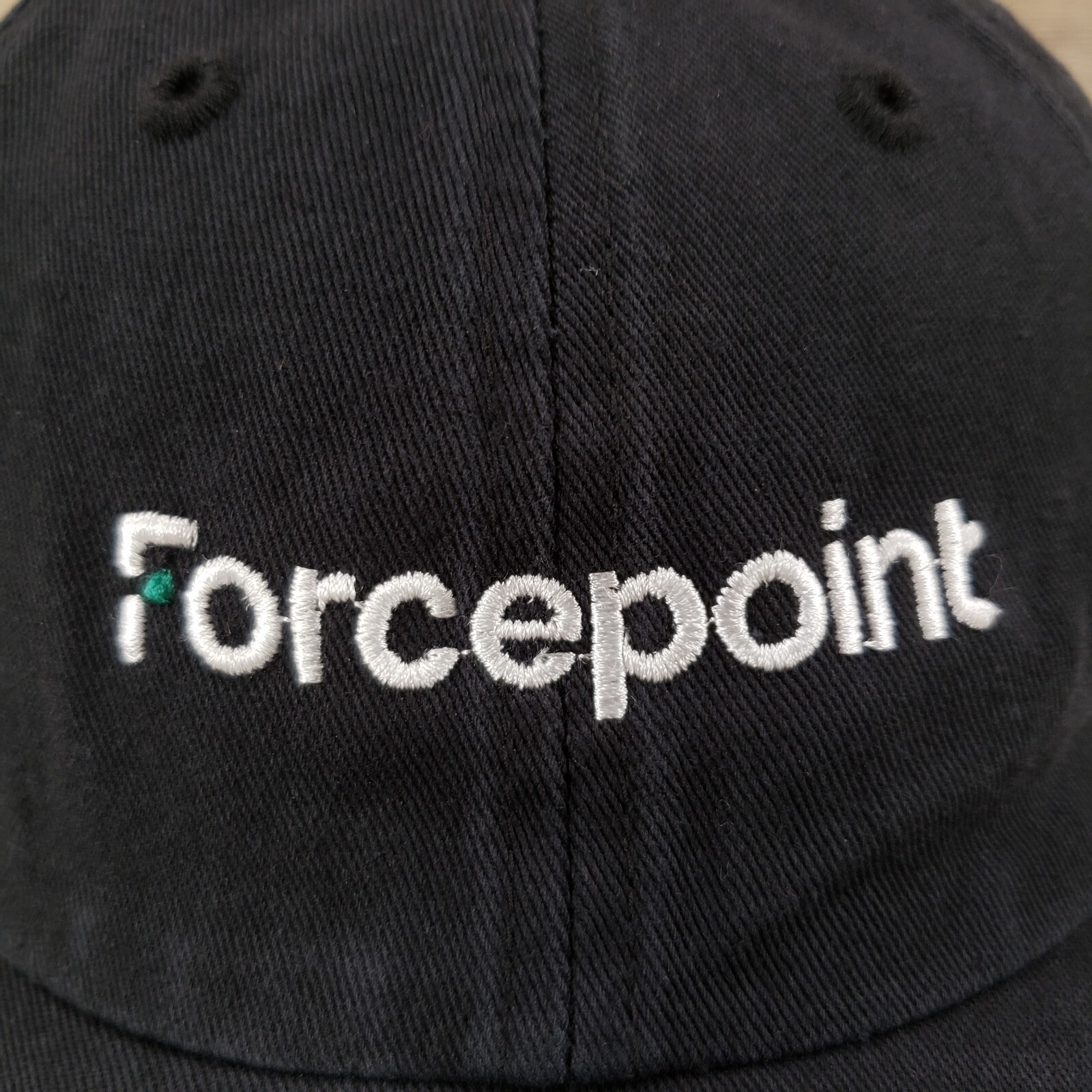 Forcepoint Logo Hat Cap Strap Back Black Cotton S… - image 2