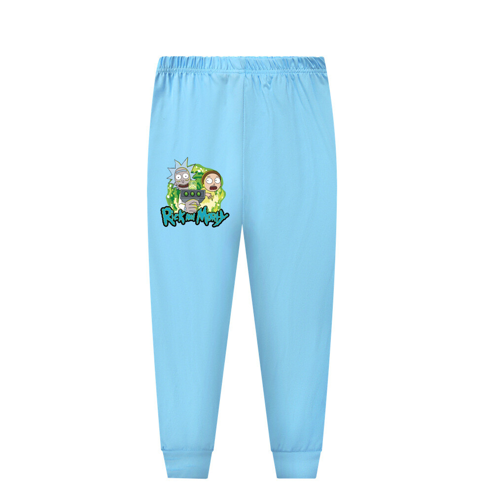 Kids Rick And Morty Pyjamas Top+Pants Cotton PJ'S Home Set Sleeping ...