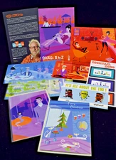 Lot (10) SHAG Promo Postcard Notecard Event Card Print Tiki Christmas Dogs Cats