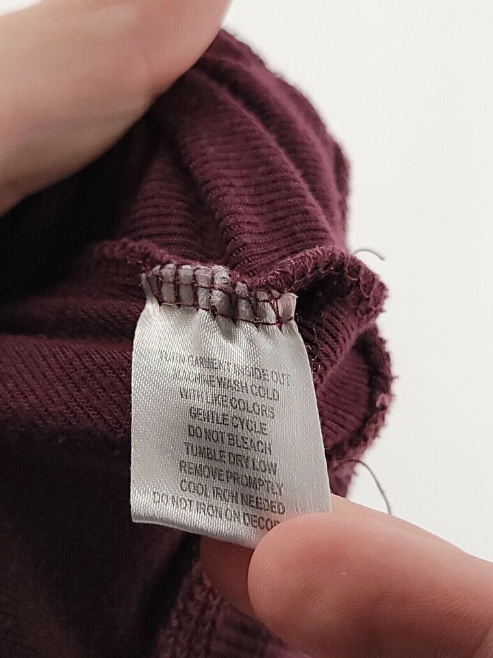 Sudadera con Capucha Pullover French Laundry Adulto Mujer Talla 3x Bolsillos Púrpura Sólido Foto 4 de 4