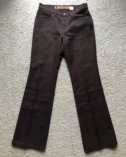 Vintage 90's Levi's Silvertab USA, Brown, Polyester, Flare Pant Size: 9 M