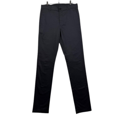 Longchamp Slim Fit Trousers Black Pockets L8214 PEG001 Size 4 (36FR)