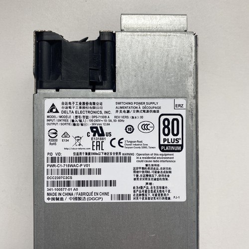 Cisco PWR-C1-715WAC-P Power Supply for 9300 Series Switch - Same Day Shipping - Picture 2 of 6