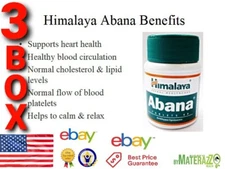 Abana Himalaya 3 Box 180 Tablets Official Reduce Cholesterol USA Fresh