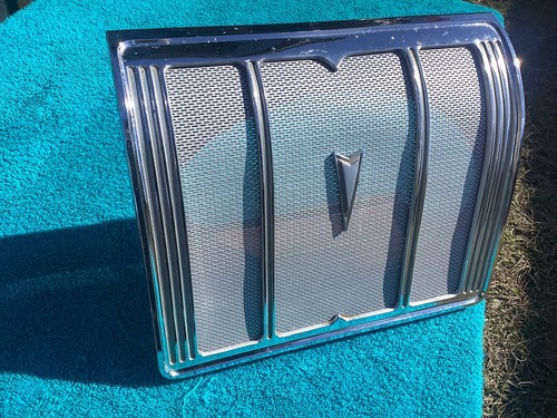 1959 Pontiac Rear Seat Speaker Grille Original Convertible Oem Vintage 60-61-62 - Picture 3 of 9