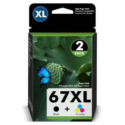 67xl Ink Cartridges for HP Ink 67-XL For deskjet 2700 Envy 6000 6055 Printers