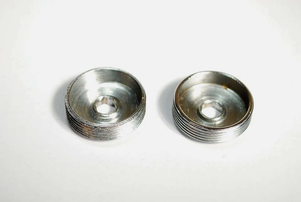 Vintage Campagnolo Bicycle Crankset Dust Cap Set Of 2 For Classic Road Bikes NOS - Image 3 of 3