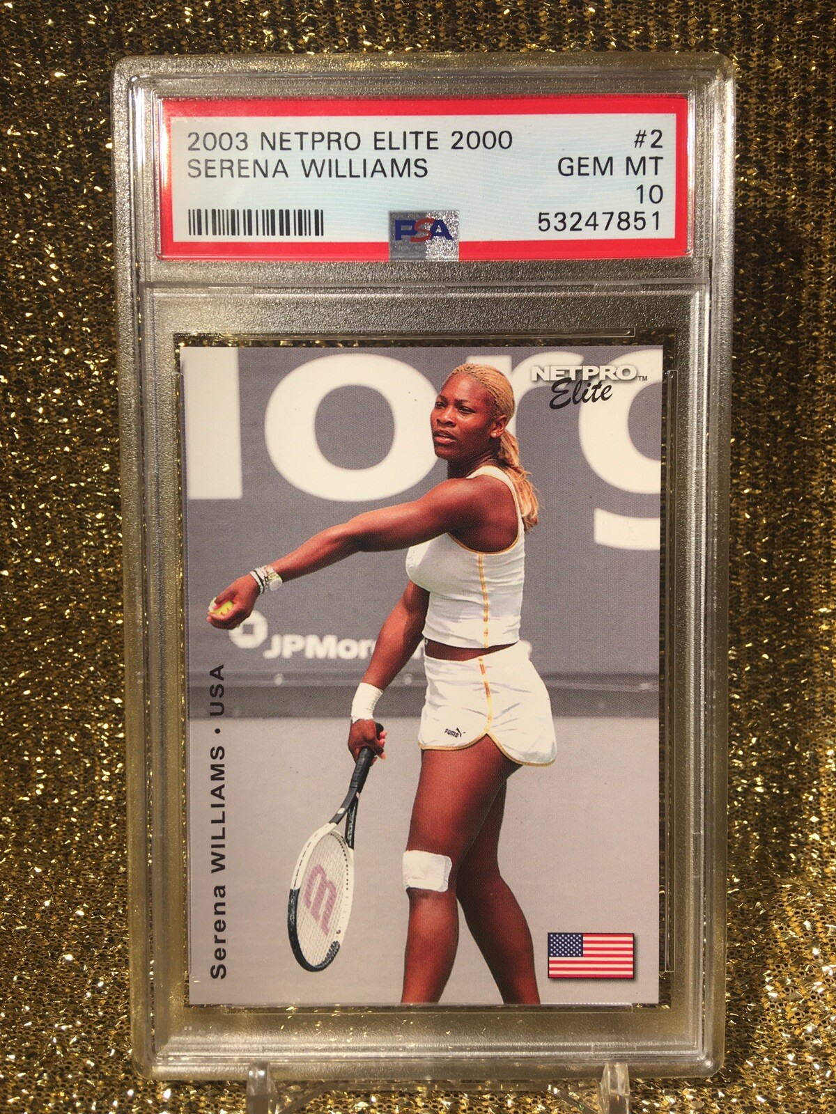 Serena Williams 2003 Tennis Netpro Elite 2000 PSA 10 RC /2000