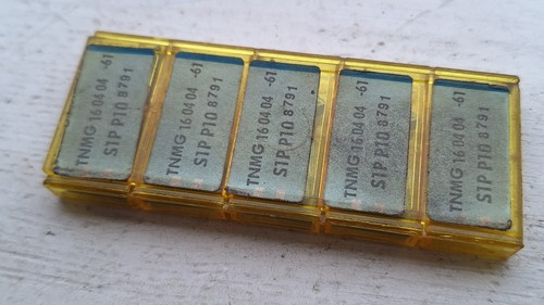 9 Sandvik carbide inserts TNMG 16 04 04-61 S1P ( TNMG160404 160404 TNMG331 331 - Picture 2 of 2