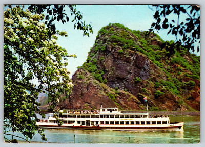 Ere Rio Rock Rhein Ist Artim Die Lor Nre Reley Rhe Aoe Ert Lie Vintage Postcard