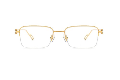 Monturas de gafas de aleación de titanio para hombre de negocios medio borde gafas ópticas 55-18-145 - Imagen 11 de 15