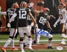 Harrison Bryant Signed Autographed Cleveland Browns 8x10 Photo Psa/Dna