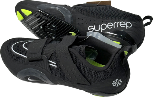 Nike SuperRep Cycle 2 NN Cycling Shoes - NEW Mens 9.5 Black / White - #47129-OF