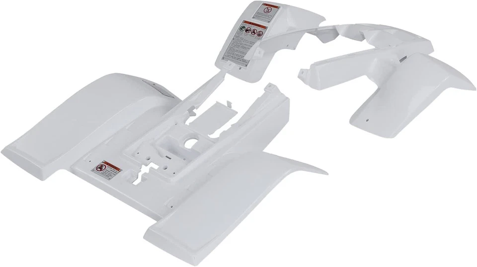 Guardabarros delantero + trasero carrocería de plástico para Yamaha Banshee 350 YFZ350 1987-2006 (BLANCO) Foto 3 de 4