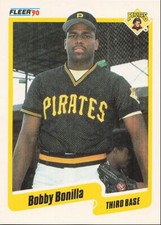 1990 Fleer Bobby Bonilla Pittsburgh Pirates #462