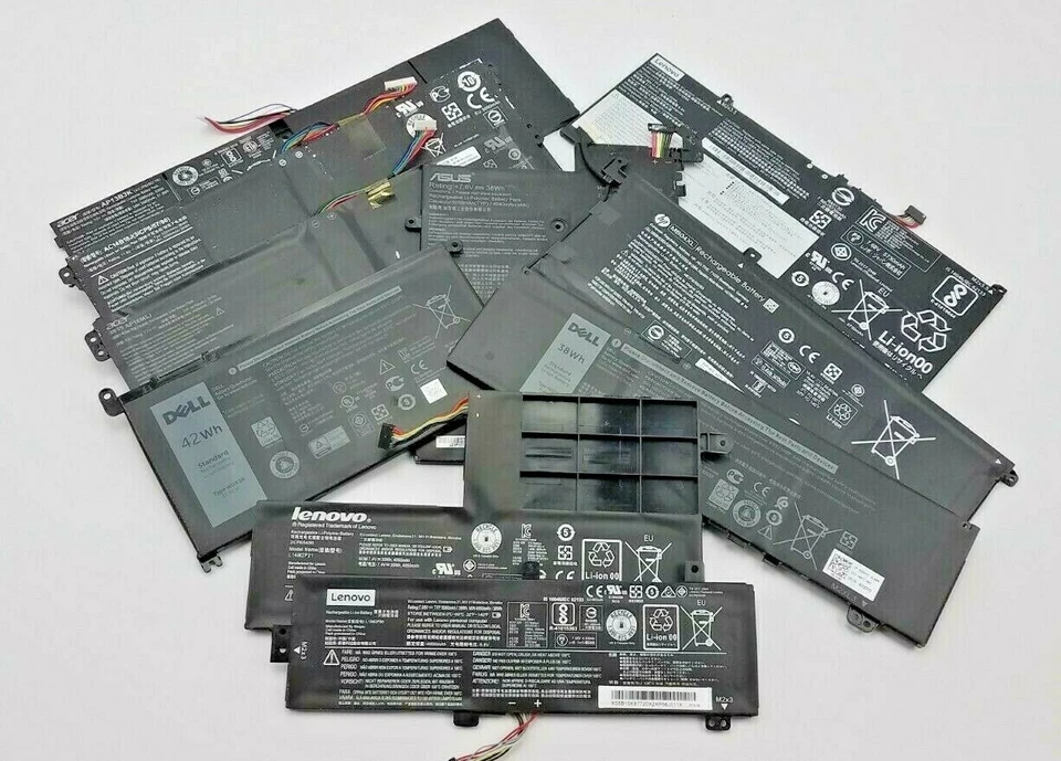 Joblot 50x Genuine Used Internal Laptop Batteries HP Toshiba Acer Dell Lenovo |