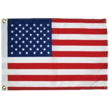 Taylor Made 12 Inch x 18 Inch Marine Grade 50 Star American Flag