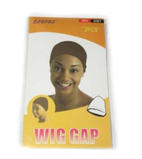 1 / 2 x Wig Cap Breathable Stretchable Stretch Stocking caps Nude Beige Black UK