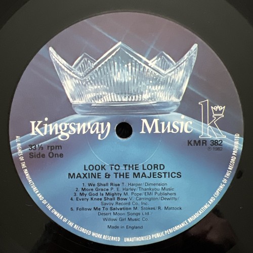Maxine & The Majestic Singers – Look To The Lord LP 1982 TESTED VG+ VIDEO GOSPEL - Foto 4 di 8