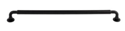 Top Knobs TK827BLK  Serene Collection  12'' C to C Lily Cabinet Pull - Flat Black