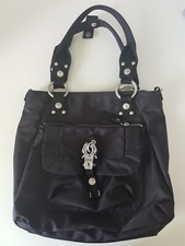 GG&L Handtasche Tasche schwarz mittelgroß Nylon George Gina & Lucy