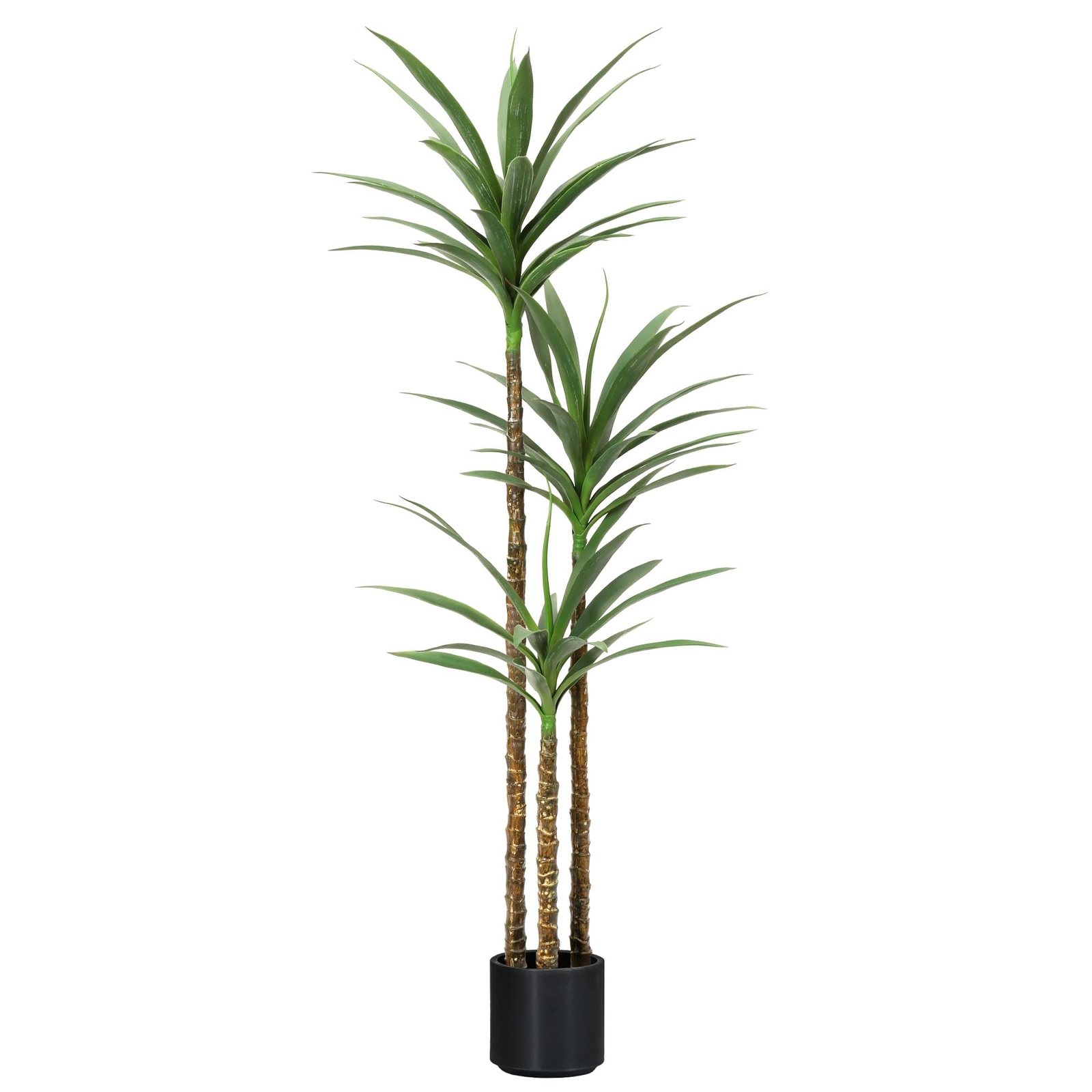 Tall 5.4Ft Artificial Yucca Tree Faux Agave Potted Plant Floor Decor Fake Silk Plant  